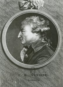 Jean Denis Antoine (1733-1801) arquitecto, grabado por Louis Simon Lemepereur (1728-1807) de French School